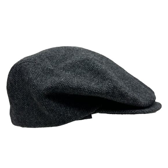 Vintage 80s Pendleton Grey Wool Newsboy Cap - Picture 3 of 10